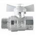 Кран шаровый STI 1/2" Н/В бабочка полнопроходной 15
