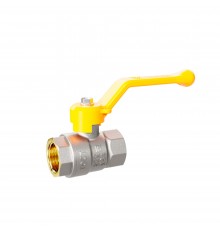 Кран шаровой латунный для газа LD LD Pride 47.32.В-В.Р GAS Ду32 Ру25 (рычаг с бир.)