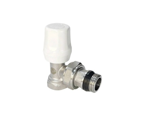 Клапан для радиаторов VALFEX, ручной угловой 1/2" с доп. уплотн. (60/6) К, арт. VF.07.RN.04