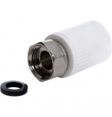 Муфта FUSITEK с накидной гайкой PP-R 20х3/4", ВР, FT05201
