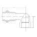 Уголок VIEIR 90 град. вн.р. 22×3/4" VER-PRO (50/5)