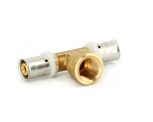 Тройник Uni-Fitt пресс-В 20х3/4"х20
