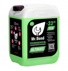 Теплоноситель Mr.Bond -33гр.С на основе пропиленгликоля ULTIMATE 33 ECO, (10кг)