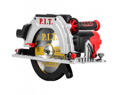 Пила PIT циркулярная PKS235-C (2200Вт, 4500 об/мин, диск 235 мм, глубина пропила 76мм)