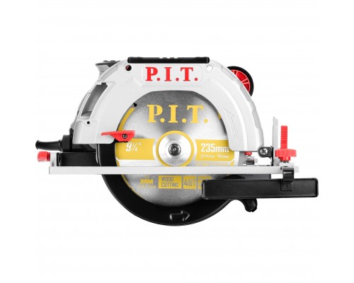 Пила PIT циркулярная PKS235-C (2200Вт, 4500 об/мин, диск 235 мм, глубина пропила 76мм)