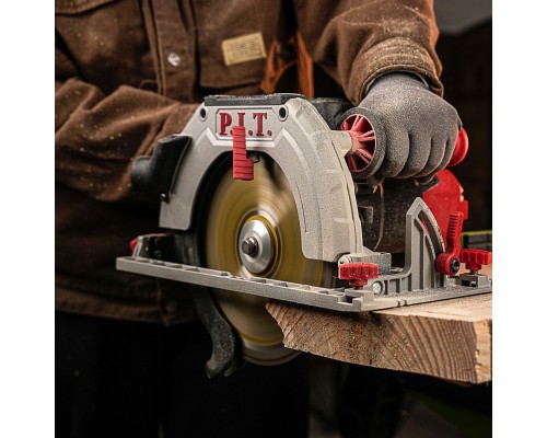 Пила PIT циркулярная PKS235-C (2200Вт, 4500 об/мин, диск 235 мм, глубина пропила 76мм)