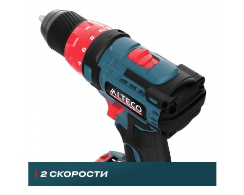 Шуруповёрт ALTECO дрель аккумуляторная бесщеточная CD 21-45 BL X2 (CD 1813Li BL X2) Шуруповёрт ALTECO дрель аккумуляторная бесщеточная CD 21-45 BL X2 (CD 1813Li BL X2)