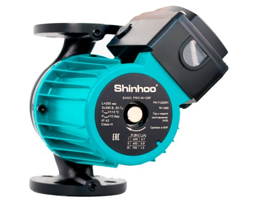 Насос циркуляционный Shinhoo BASIC PRO 50-12SF (1×230В) Насос циркуляционный Shinhoo BASIC PRO 50-12SF (1×230В)