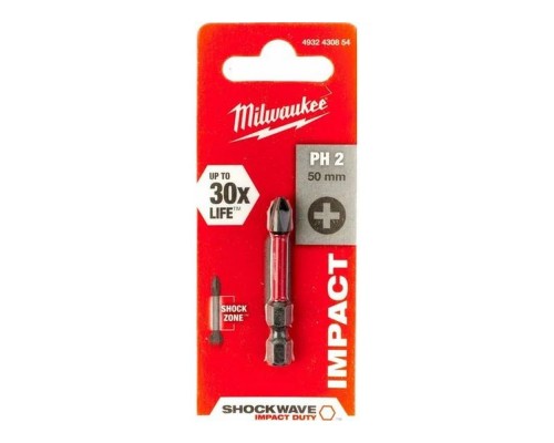 Насадка Milwaukee SHOCKWAVE PH2 50мм (1) 4932430854 Насадка Milwaukee SHOCKWAVE PH2 50мм (1) 4932430854