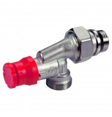 Клапан термостатический Giacomini угловой осевой с преднастройкой 1/2" x 16, R415PX242