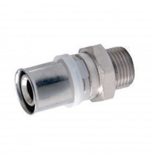 Соединитель VIEIR пресс 20х1/2"M VRKS203M (10/1)
