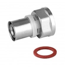 Соединитель VIEIR пресс c накид. гайкой 16х1/2F VRK163B (10/1)