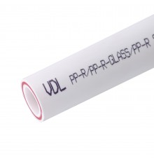 Труба VDL PP-R SDR6 PN25 20х3,4 PN25 (арм. стекловолокном), белый (4/100)