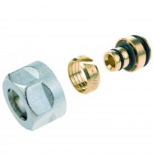 Соединение резьбозажимное ELSEN НГ ЕК, 3/4", 16 x 2,2, латунь, для PEX труб