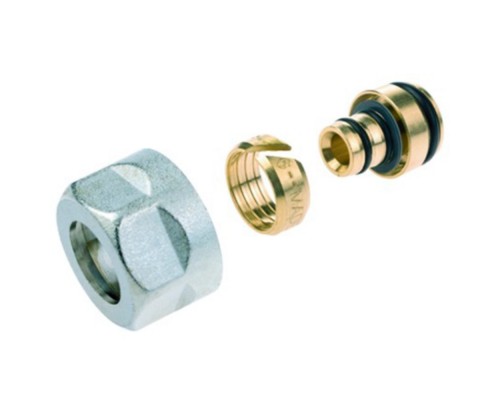 Соединение резьбозажимное ELSEN НГ ЕК, 3/4", 16 x 2,2, латунь, для PEX труб