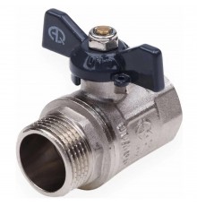 Кран шаровой AQUALINK BН 1/2 бабочка (120/10)