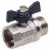 Кран шаровой AQUALINK BН 1/2 бабочка (120/10)