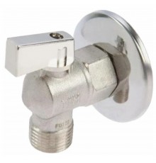 Кран шаровой TIM 1/2"х3/4" ВР/НР угловой, для бытовых приборов, хром BL5809