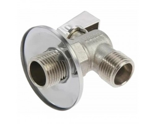 Кран шаровой TIM 1/2"х3/4" ВР/НР угловой, для бытовых приборов, хром BL5809 Кран шаровой TIM 1/2"х3/4" ВР/НР угловой, для бытовых приборов, хром BL5809