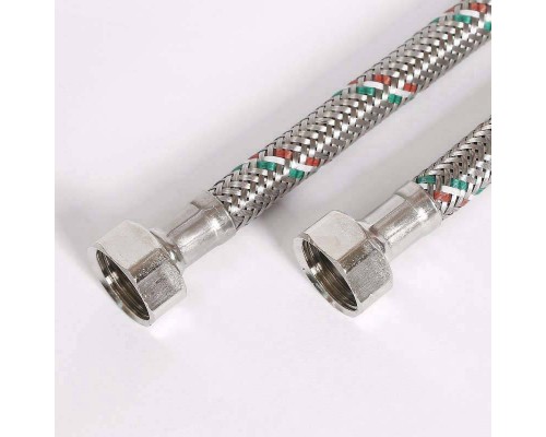 Гибкая подводка для воды UNI-FITT DN 8 ВВ 1/2" 100 см оплетка из нержавеющей стали Гибкая подводка для воды UNI-FITT DN 8 ВВ 1/2" 100 см оплетка из нержавеющей стали