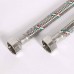 Гибкая подводка для воды UNI-FITT DN 8 ВВ 1/2" 100 см оплетка из нержавеющей стали