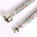 Гибкая подводка для смесителя UNI-FITT М10х1 - 1/2" 40 см оплетка из нержавеющей стали