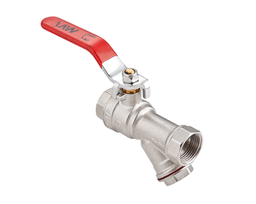 Кран с фильтром MVI 1/2" вн.-вн. ручка Кран с фильтром MVI 1/2" вн.-вн. ручка