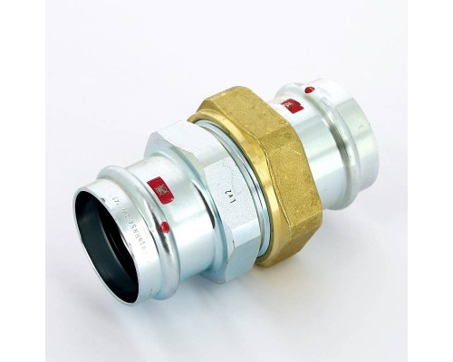 Муфта разъёмная пресс плоская прокладка оцинкованная сталь Prestabo VIEGA 54