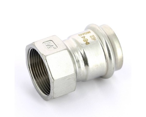 Муфта В-пресс IBP 42 x 1 1/2" нерж.сталь Муфта В-пресс IBP 42 x 1 1/2" нерж.сталь
