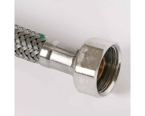 Гибкая подводка для воды UNI-FITT DN 8 ВВ 1/2" 150 см оплетка из нержавеющей стали