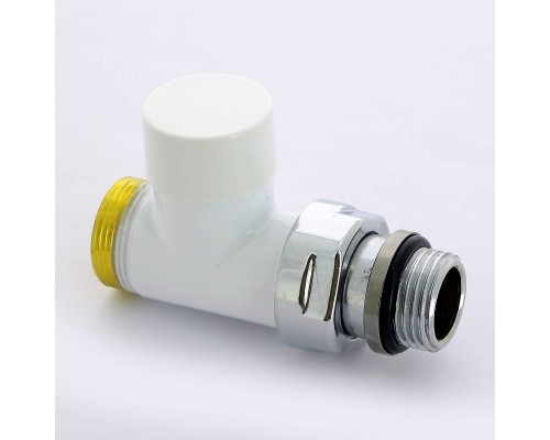 Вентиль обратный Carlo Poletti Compact НН 1/2" х М24 х 19 цвет белый