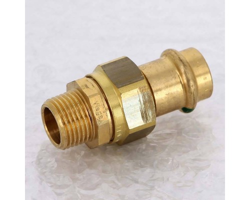 Муфта разъёмная пресс-Н бронза Sanpress VIEGA 18x1/2" Муфта разъёмная пресс-Н бронза Sanpress VIEGA 18x1/2"