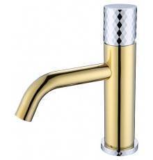 Boheme Stick Смеситель для раковины низкий, цвет: Gold Diamond Chrome 121-GCR