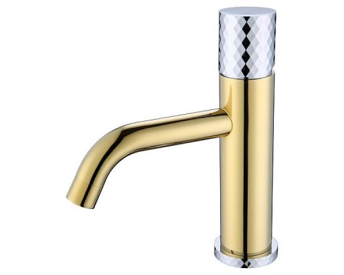 Boheme Stick Смеситель для раковины низкий, цвет: Gold Diamond Chrome 121-GCR Boheme Stick Смеситель для раковины низкий, цвет: Gold Diamond Chrome 121-GCR