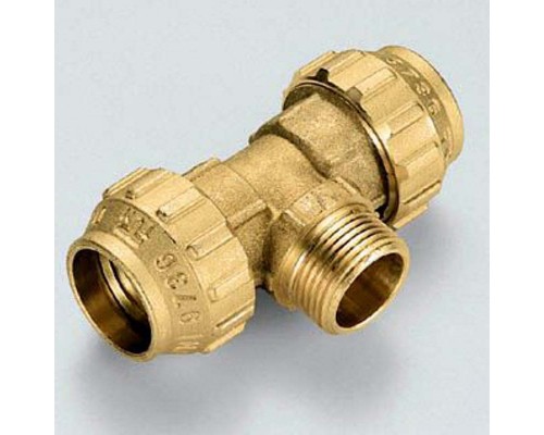 Тройник обжим-Н TIEMME 20х1/2"х20
