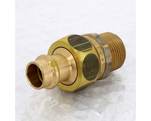 Муфта разъемная пресс-Н плоская прокладка бронза Profipress G VIEGA 15x3/4" Муфта разъемная пресс-Н плоская прокладка бронза Profipress G VIEGA 15x3/4"