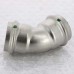 Угол пресс 45 град. нержавеющая сталь Sanpress Inox VIEGA 35