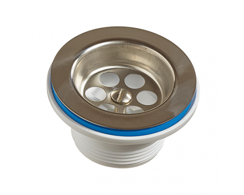Выпуск мойки 1 1/2" нерж/сетка Орио А-4004-02