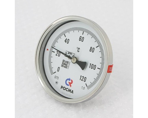 Термометр Росма БТ- 51.211 100/64 (1/2", 0-120'С, 1,5)