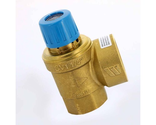 Клапан предохранительный ВВ SVW для систем водоснабжения WATTS Ind 1"1/4х1"1/2 6 бар