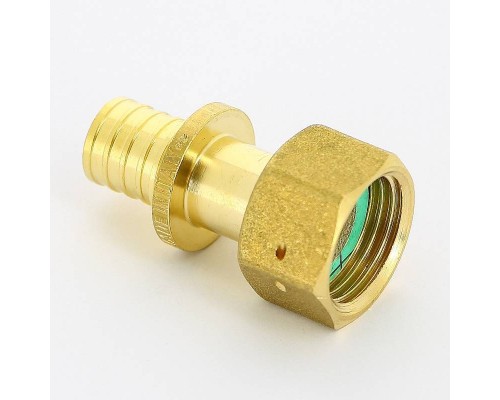 Муфта аксиальная-В Uni-Fitt 16 x 1/2" с накидной гайкой плоской прокладкой Муфта аксиальная-В Uni-Fitt 16 x 1/2" с накидной гайкой плоской прокладкой
