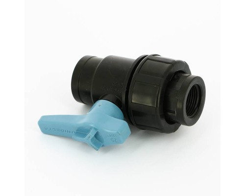 Кран ВВ Unidelta 3/4" для труб ПНД полипропилен PP-B