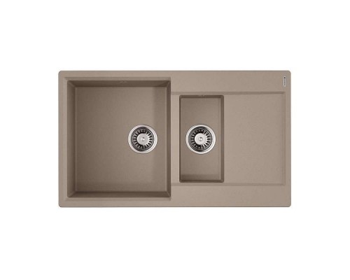 Omoikiri Daisen 86-2-SA Кухонная мойка Artgranit 86x51 см, цвет: бежевый 4993478