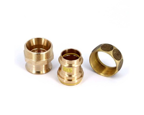 Муфта разъемная пресс-В плоская прокладка бронза Profipress G VIEGA 28x1