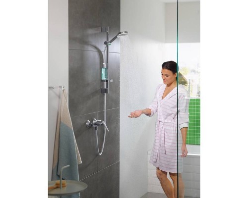 Душевой гарнитур HansGrohe HG Crometta Vario со штангой 65 см и мыльницей белый/хром
