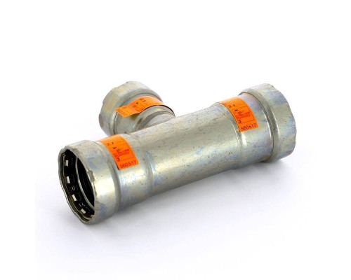 Тройник пресс оцинкованная сталь Megapress VIEGA 1"x3/4"x1"