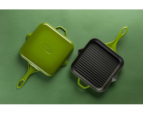 Квадратная сковорода-гриль HS K GTV 2828 GREEN