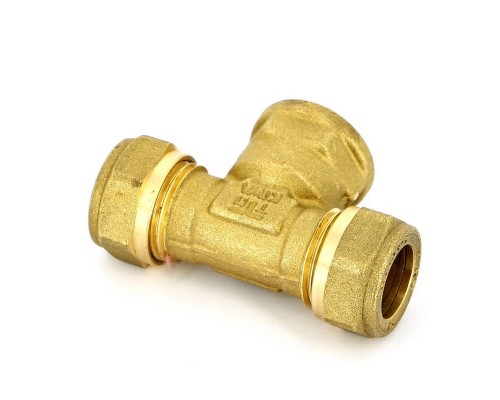 Тройник обжим-В TIEMME 15х1/2"х15