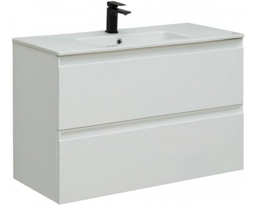 Allen Brau Eclipse Тумба под раковину 100 см, цвет: белый матовый 1.E1003.WM