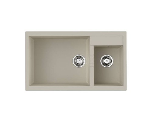 Omoikiri Tedori 86-2-LB-EV Кухонная мойка Tetogranit 86x50 см, цвет: эверест 4993938